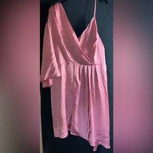 Do + Be a-symmetrical one shoulder mini dress